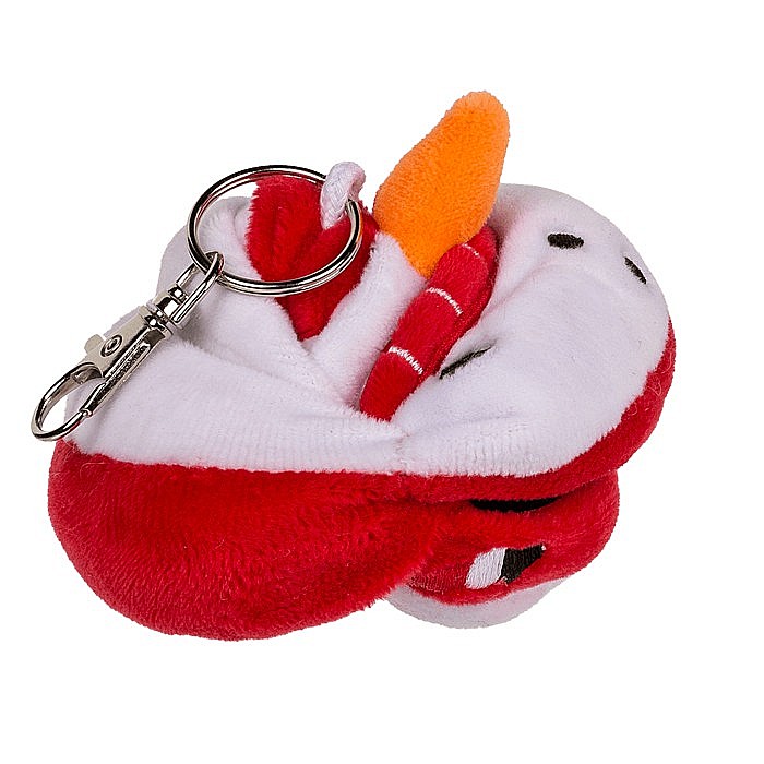 BLU BRELOC CHEI DIN PLUSH 9CM REVERSIBIL MOS CRACIUN/OM DE ZAPADA 99/6700 [8]