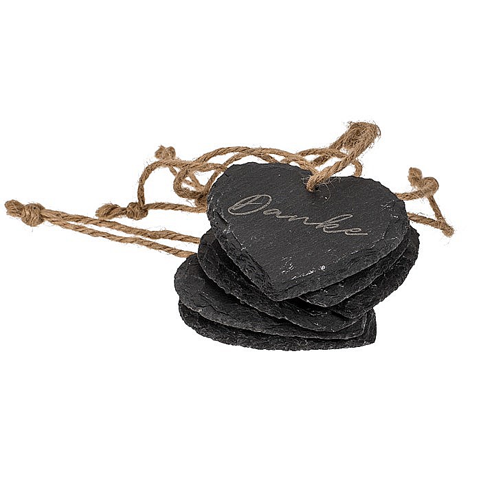 BLU ETICHETA CADOU DIN ARDEZIE 7*7CM FORMA INIMA 220199 [10]