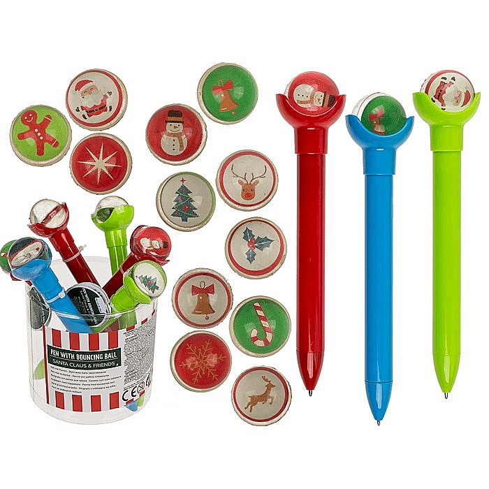 BLU PIX PLASTIC 17CM CU MINGIUTA SARITOARE MOTIV CRACIUN 99/6186 [1]