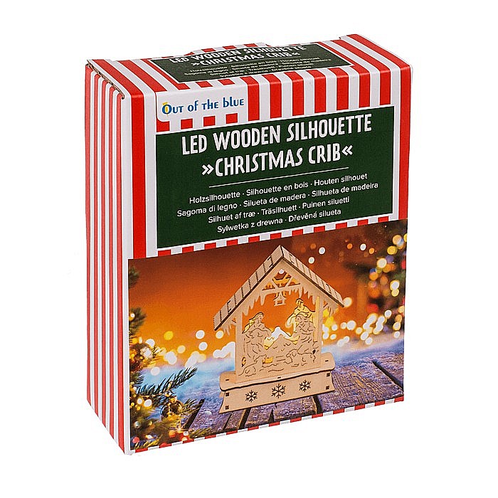 BLU DECORATIUNE LUMINOASA 3D LEMN 12*14CM NASTEREA DOMNULUI 939126 [3]