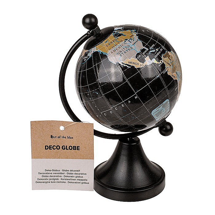 BLU GLOB PAMANTESC DECOR PLASTIC NEGRU 8*10*15.5 CM 144420 [1]