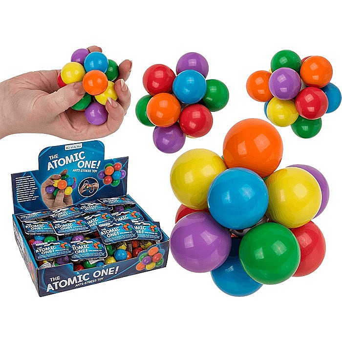 BLU JUCARIE ANTISTRES 6.5*6.5CM ATOM CULORI ASORTATE 61/6682 [6]