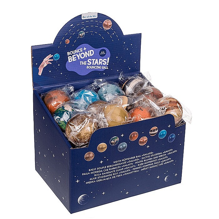 BLU MINGE SQUISHY 6CM PLANETE DIN GALAXIE 60/1175 [12]