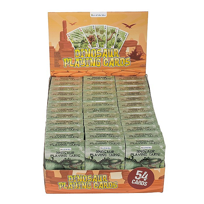 BLU CARTI JOC PLASTIC 5.7*8.7CM DINOZAURI 54/SET 76/5623 [11]