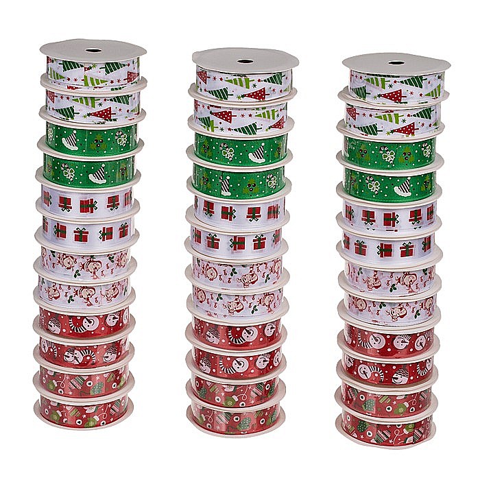 BLU BANDA DECORATIVA POLIESTER 2CM*2M MOTIVE CRACIUN 160091 [4]