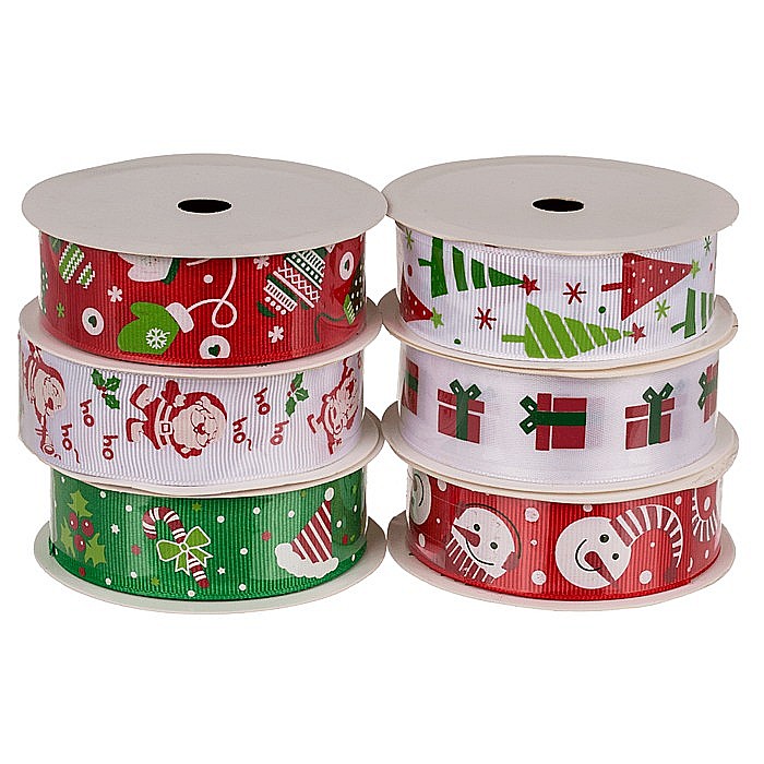 BLU BANDA DECORATIVA POLIESTER 2CM*2M MOTIVE CRACIUN 160091 [6]