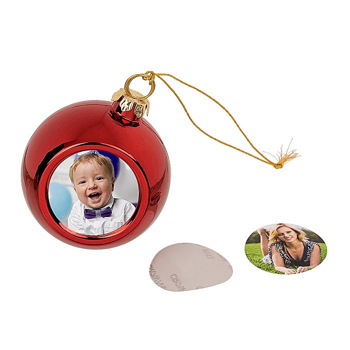 BLU GLOB FOTO ROTUND 6CM PENTRU POM DE CRACIUN 160094 [11]