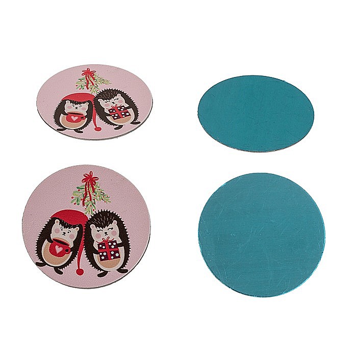 BLU GLOB FOTO ROTUND 6CM PENTRU POM DE CRACIUN 160094 [13]