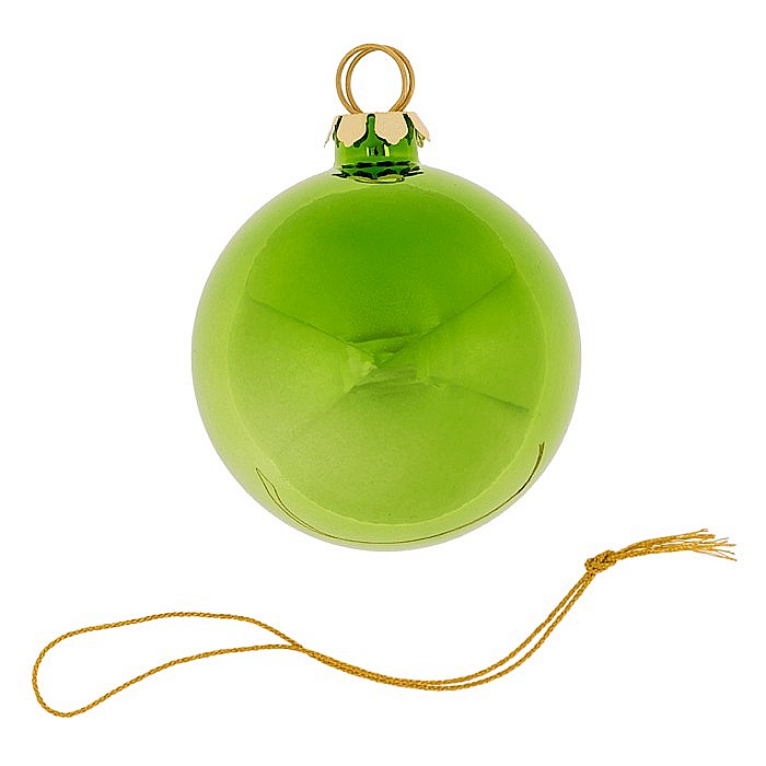 BLU GLOB FOTO ROTUND 6CM PENTRU POM DE CRACIUN 160094 [4]