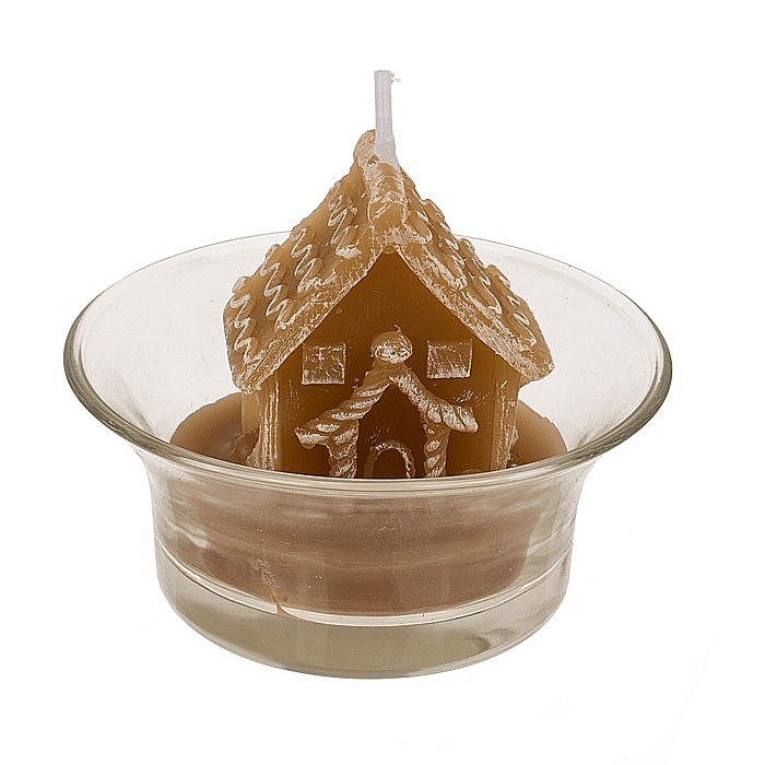 BLU SUPORT DECORATIV DIN STICLA 3*2*4CM CU LUMANARE IN FORMA DE CASUTA 950152 [5]