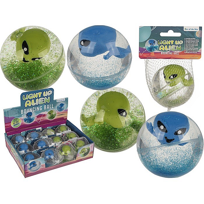 BLU MINGIUTA SARITOARE 6.5CM ALIEN CU LEDURI INTERMITENTE 60/1185 [1]