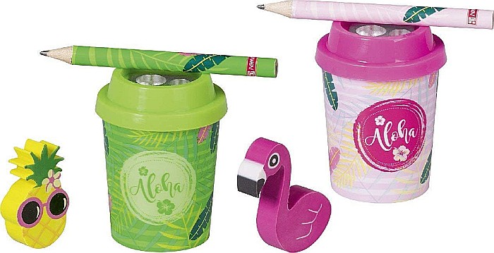 BR ASCUTITOARE DUBLA CU CREION SI RADIERA SET TROPICAL 2983904 [1]