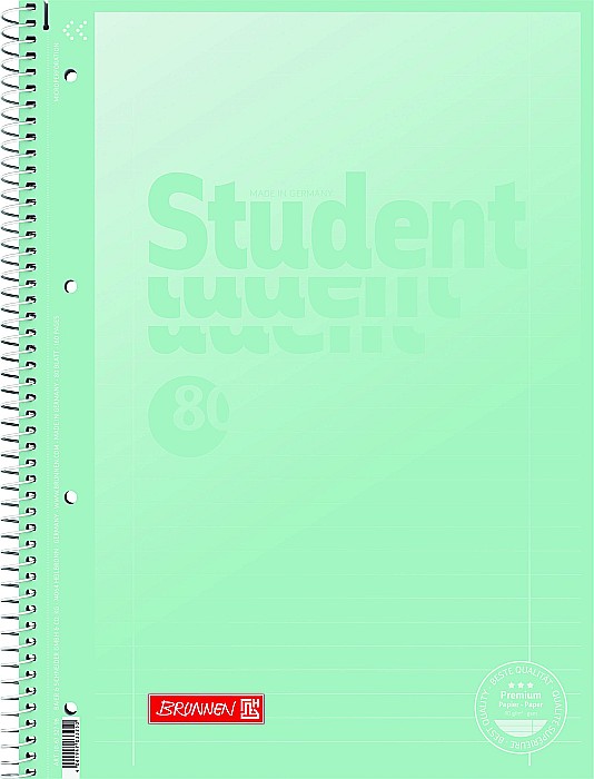 BR CAIET A4 80F SPIRA SI PERFORATII PASTEL LINII 6732796 [3]