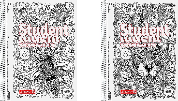 BR CAIET A4 80F SPIRA SI PERFORATII DOTS 6792901 [2]