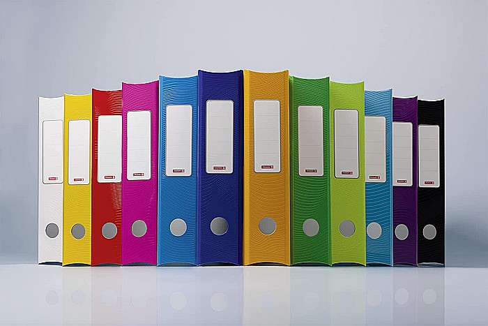 BR BIBLIORAFT A4 7CM PP WAVE COLOR CODE ROZ 2043726 [9]