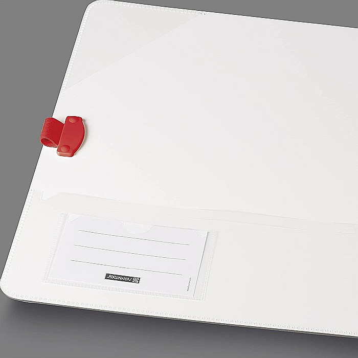 BR BIBLIORAFT A4 5CM PP WAVE COLOR CODE ROSU 2043523 [8]