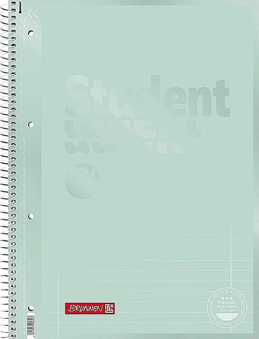 BR CAIET A4 80F SPIRA SI PERFORATII VERDE MENTA COLOR CODE LINII 67927154 [1]