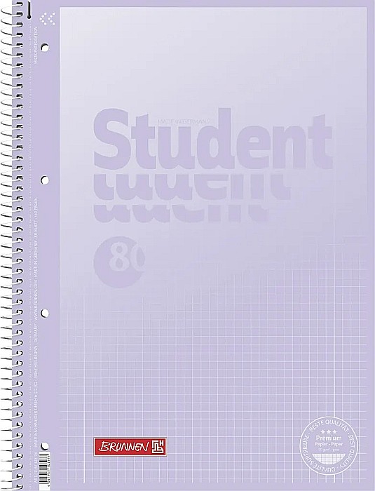 BR CAIET A4 80F SPIRA SI PERFORATII PASTEL II PATRATELE 6732894 [2]