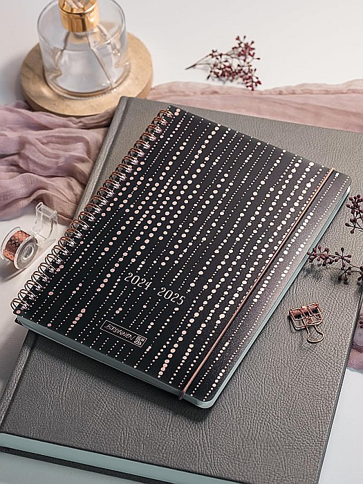 BR AGENDA SCOLARA SPIRA A5 PP DATATA SAPTAMANAL 2024-2025 CU ELASTIC PEARLS 72155175 [2]