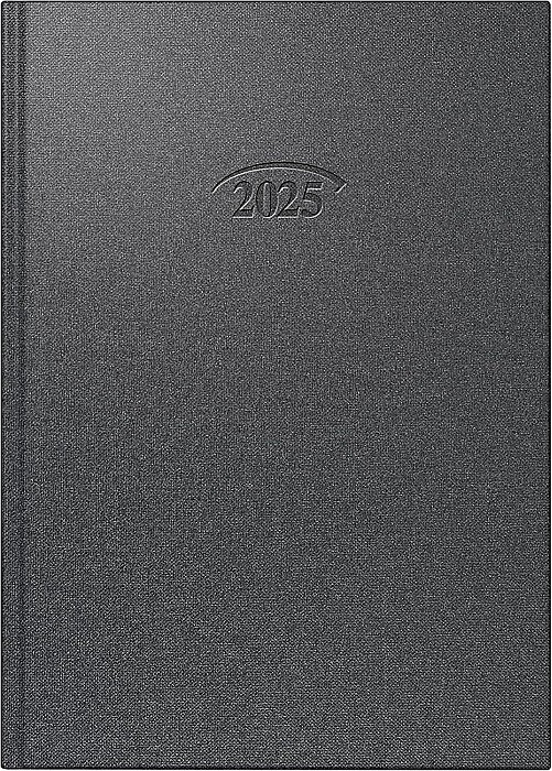 BR AGENDA DATATA ZILNIC BRUNNEN A5 2025 NEGRU METALIC 76561905 [1]