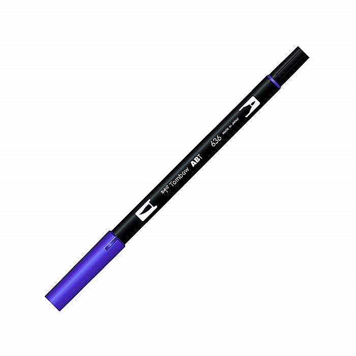 CON MARKER TIP ACUARELA 2 CAPETE TOMBOW IMPERIAL PURPLE ABT-636 [2]