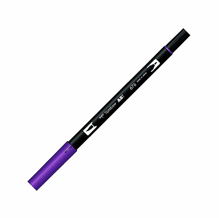 CON MARKER TIP ACUARELA 2 CAPETE TOMBOW ROYAL PURPLE ABT-676 [2]