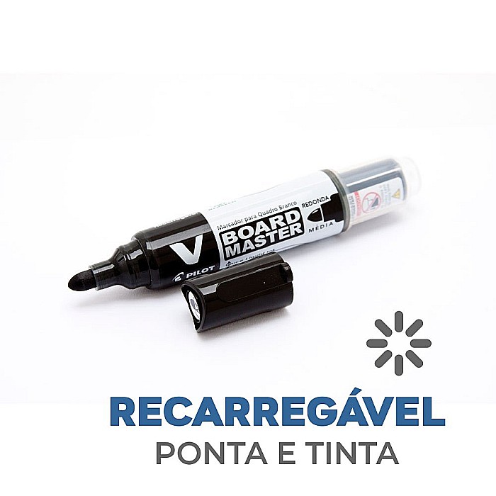 DAC MARKER PILOT WHITEBOARD VARF M NEGRU [3]