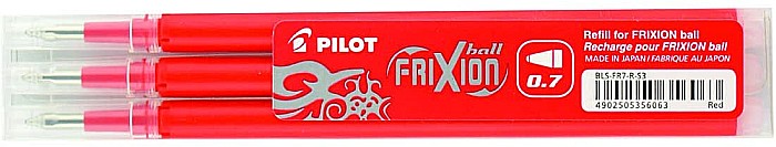 DAC MINA ROLLER PILOT FRIXION 0.7 3/SET ROSU BLS-FR7R-S3 M/074NRFXRA [2]