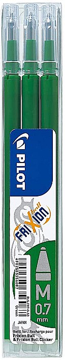 DAC MINA ROLLER PILOT FRIXION 0.7 3/SET VERDE BLS-FR7G-S3 M/074NRFXVA [1]