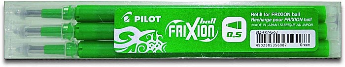 DAC MINA ROLLER PILOT FRIXION 0.5 3/SET VERDE BLS-FR5G-S3 [1]