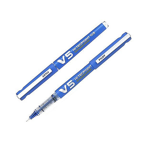 DAC ROLLER PILOT HI-TECPOINT 0.5 V5 ALBASTRU REINCARCABIL [2]