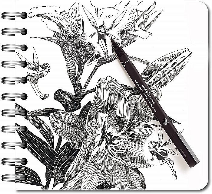 LEG LINER UNI PIN 0.4MM L52 NEGRU [4]