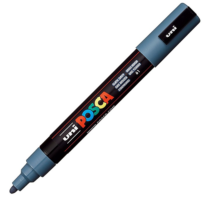 MARKER UNI POSCA UNIVERSAL 5M 1.8-2.5 MM M634/43905 GRI ALBASTRUI [2]
