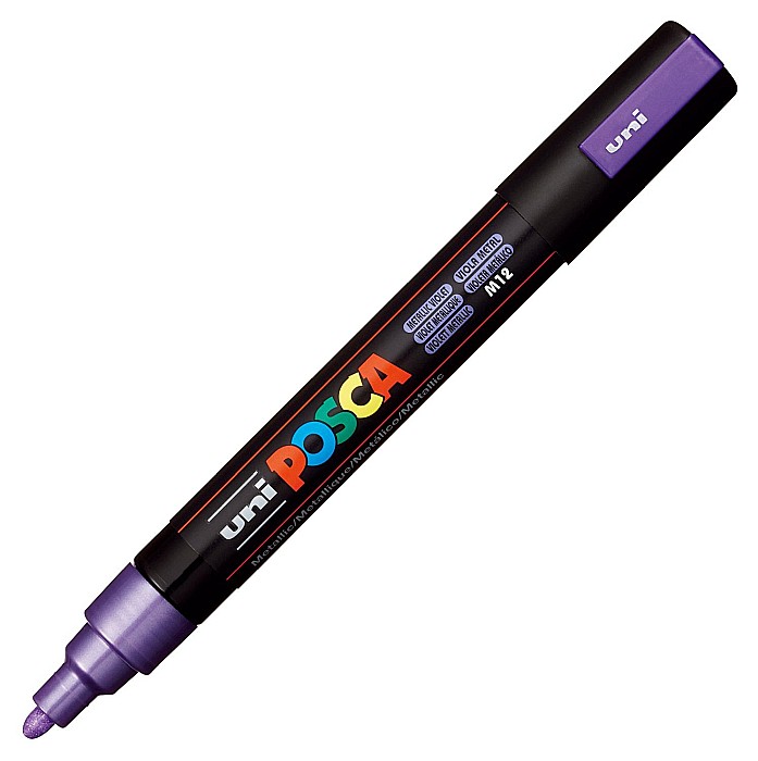 MARKER UNI POSCA UNIVERSAL 5M 1.8-2.5 MM M642/43930 MOV METALIZAT [2]