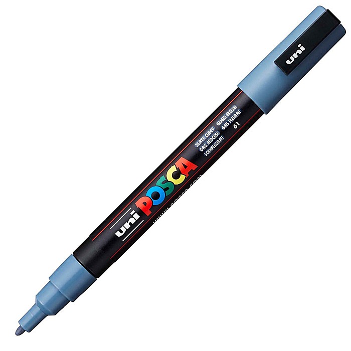 MARKER UNI POSCA UNIVERSAL 3M 0.9-1.3 MM M631 GRI ALBASTRUI [2]
