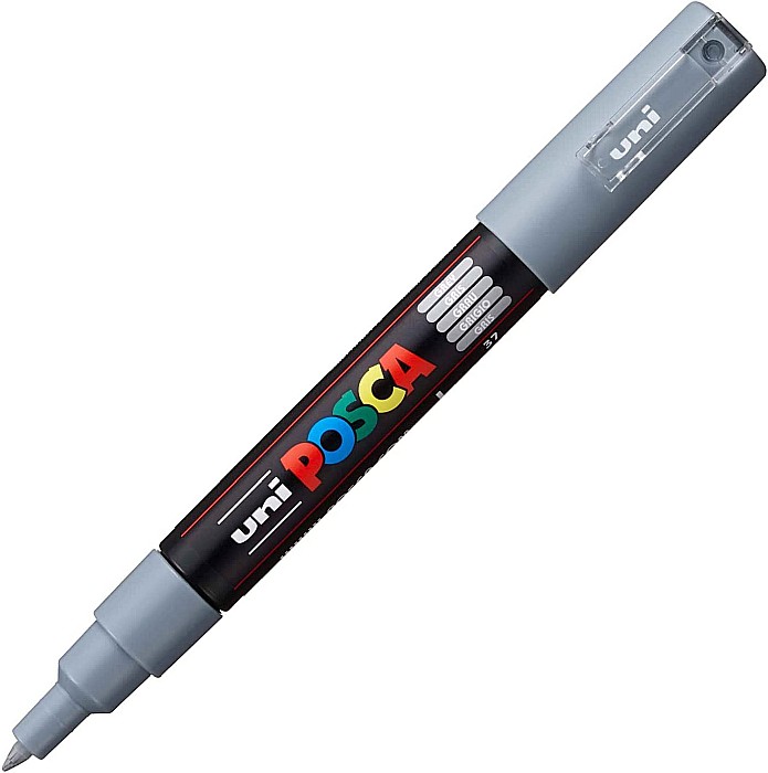MARKER UNI POSCA UNIVERSAL 1M 0.7 MM M1447 GRI [2]