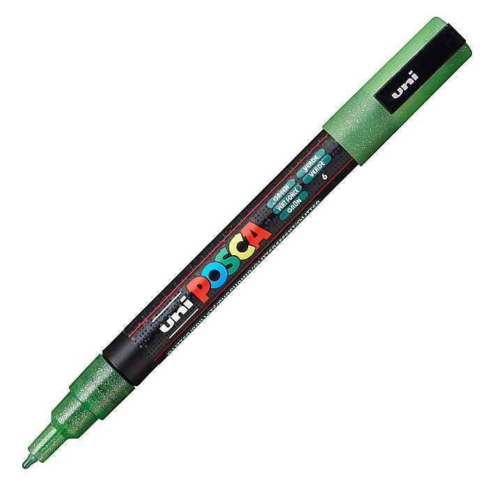 MARKER UNI POSCA UNIVERSAL SCLIPICI 3ML 0.9-1.3mm M1276/42594 VERDE [2]