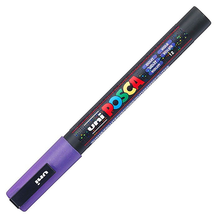 MARKER UNI POSCA UNIVERSAL SCLIPICI 3ML 0.9-1.3 mm M1275 VIOLET 42590 [1]