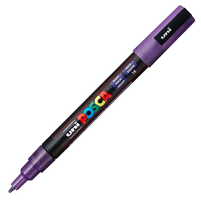 MARKER UNI POSCA UNIVERSAL SCLIPICI 3ML 0.9-1.3 mm M1275 VIOLET 42590 [2]