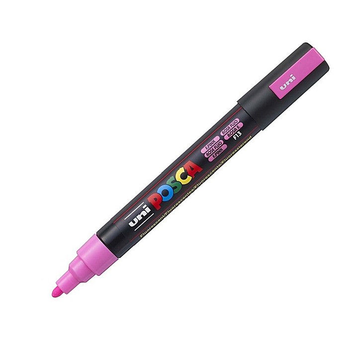 MARKER UNI POSCA UNIVERSAL 5M 1.8-2.5 MM 44316 ROZ FLUORESCENT [1]