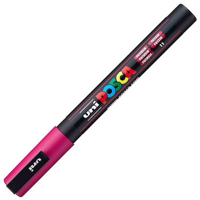 MARKER UNI POSCA UNIVERSAL 3M 0.9-1.3MM M1026/29437 FUCSIA [1]