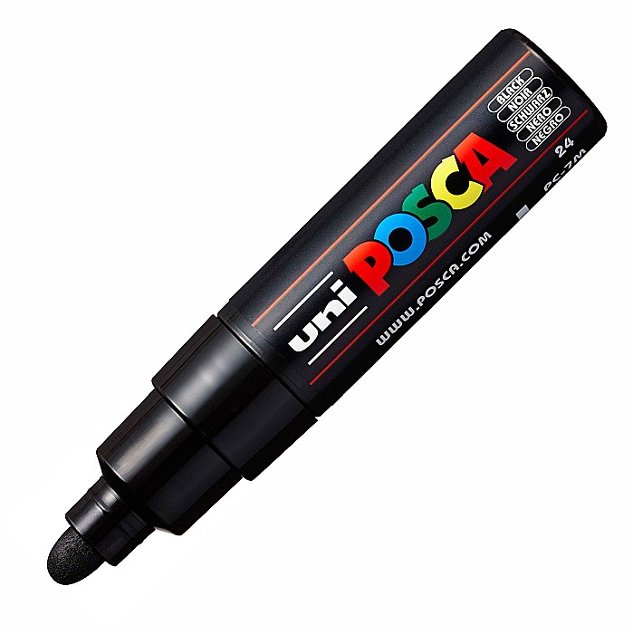MARKER UNI POSCA UNIVERSAL 7M 4.5-5.5 MM M1096/41941 NEGRU [1]