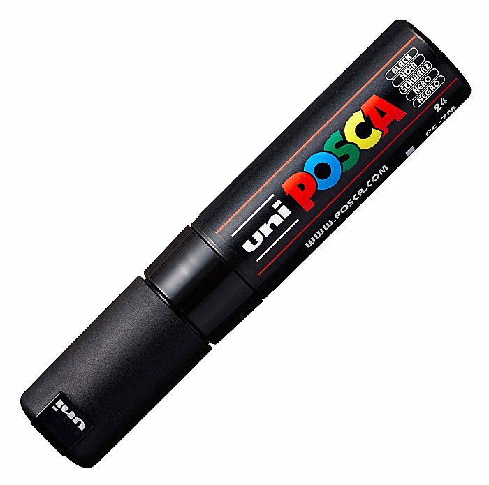 MARKER UNI POSCA UNIVERSAL 7M 4.5-5.5 MM M1096/41941 NEGRU [2]