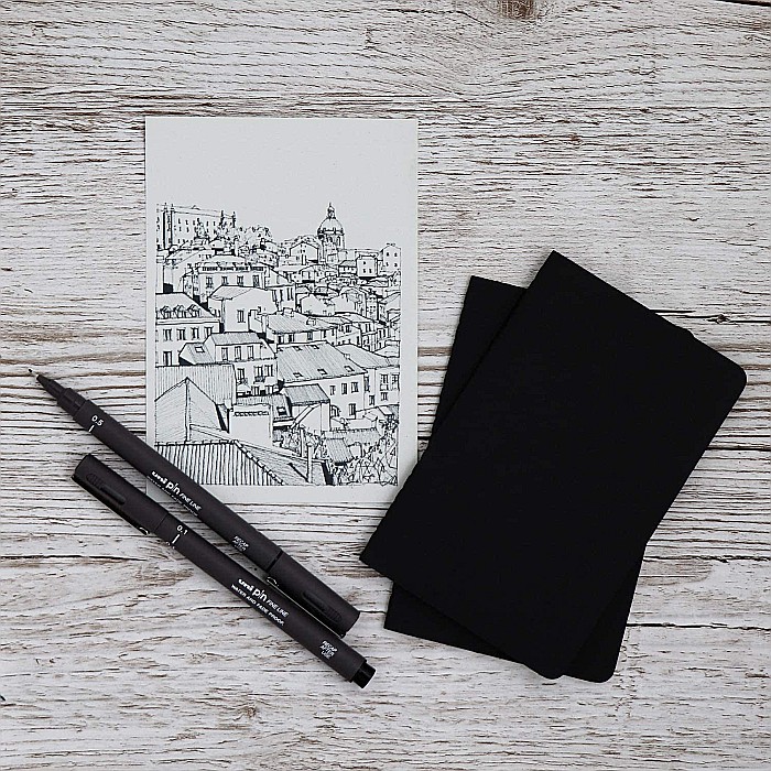 LEG LINER UNI PIN 0.1MM L365 GRI INCHIS [4]