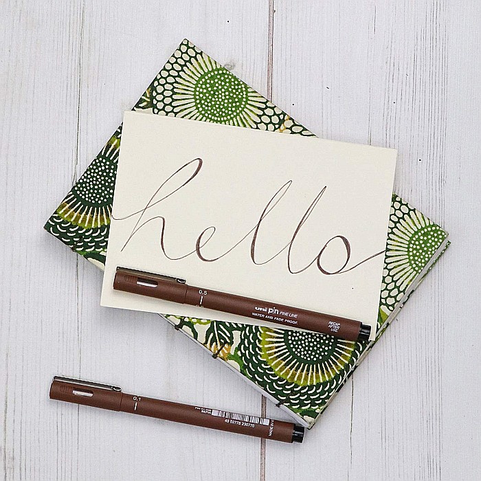 LEG LINER UNI PIN 0.1MM L369 SEPIA [5]