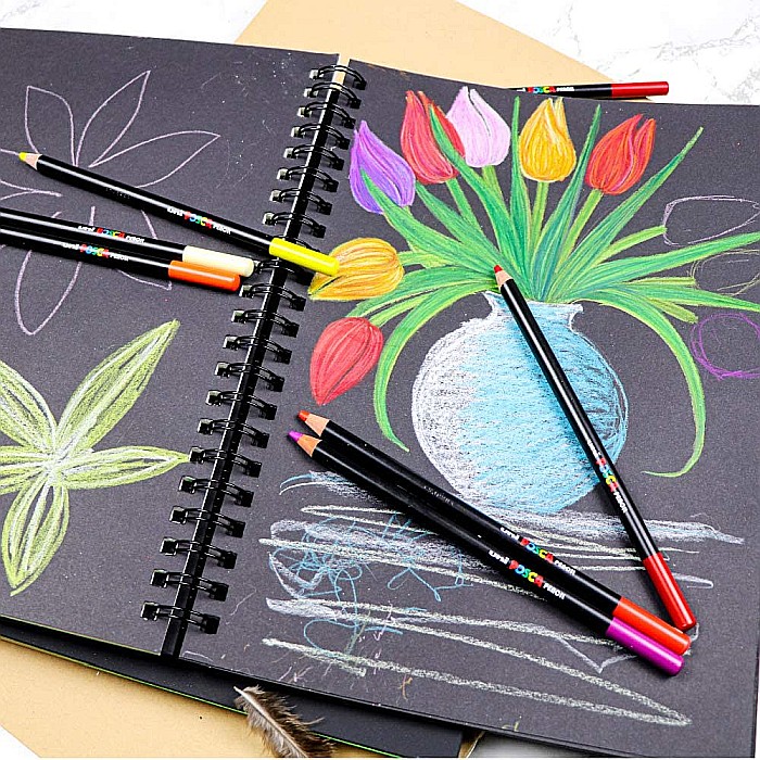 SET 36 CREIONE PASTEL ULEIOS POSCA KPE-100 C3945 [5]