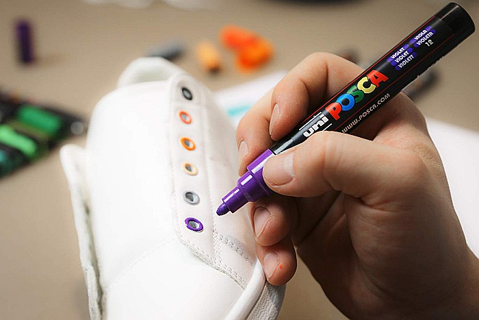 MARKER UNI POSCA UNIVERSAL 5M 1.8-2.5 MM M1281/36945 PORTOCALIU CAISA [5]