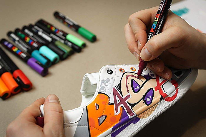 MARKER UNI POSCA UNIVERSAL 5M 1.8-2.5 MM M1281/36945 PORTOCALIU CAISA [6]