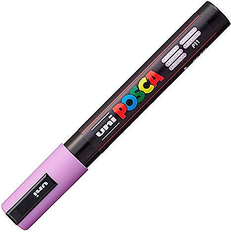 MARKER UNI POSCA UNIVERSAL 5M 1.8-2.5 MM M1282 MOV LAVANDA [1]