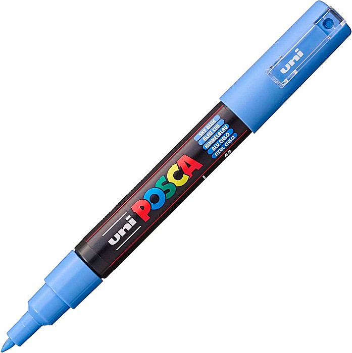 MARKER UNI POSCA UNIVERSAL 1M 0.7 MM M1450/43653 SKY BLUE [2]